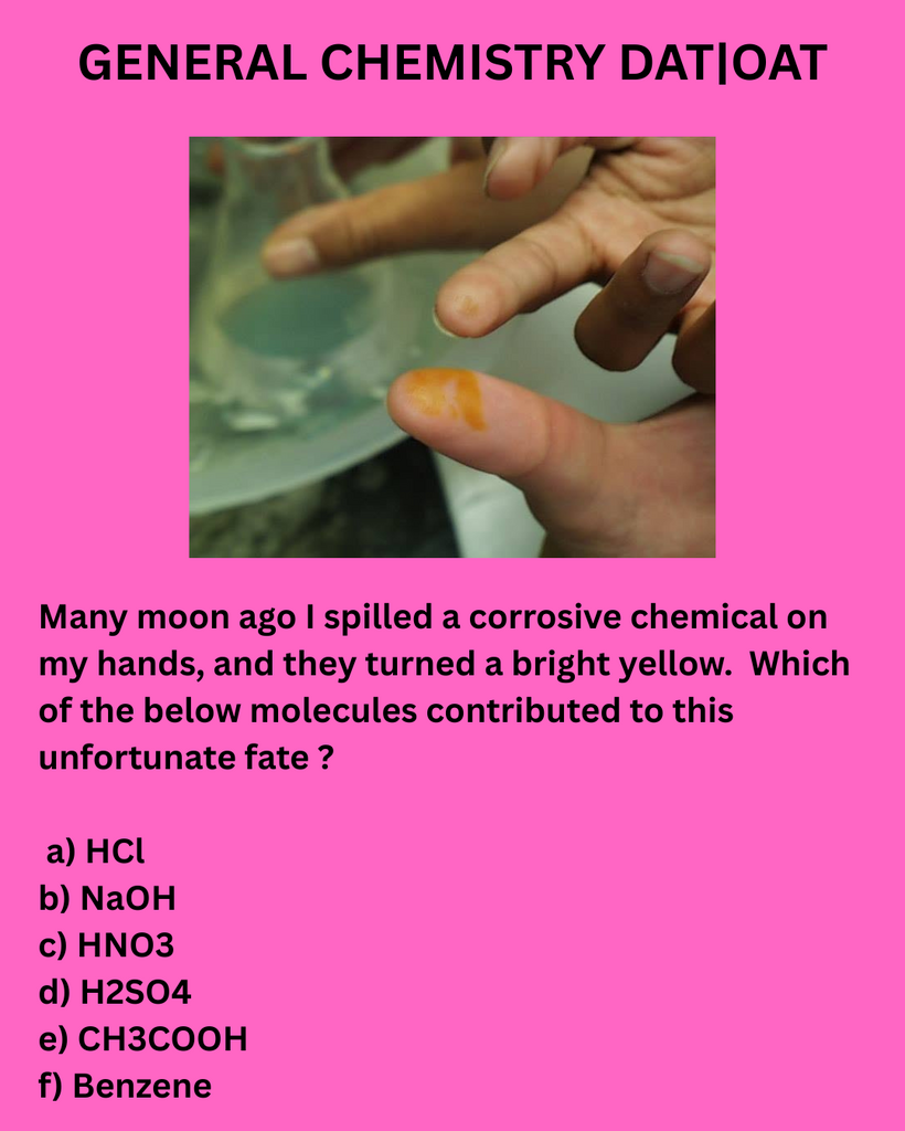 DAT - General Chemistry Practice Problem | DAT Destroyer | OAT ...