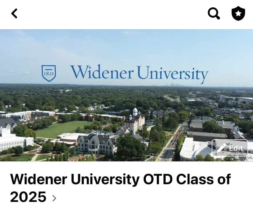 General Admissions & OTCAS Widener OTD program interview Student