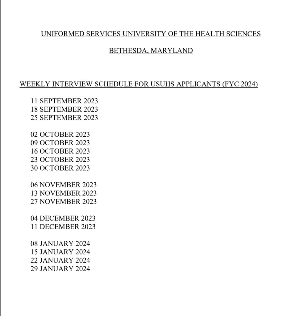 20232024 Uniformed Services University of Health Sciences (USUHS