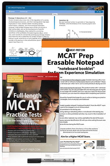 best mcat prep - mcat book and erasable noteboard by gold standard.jpg