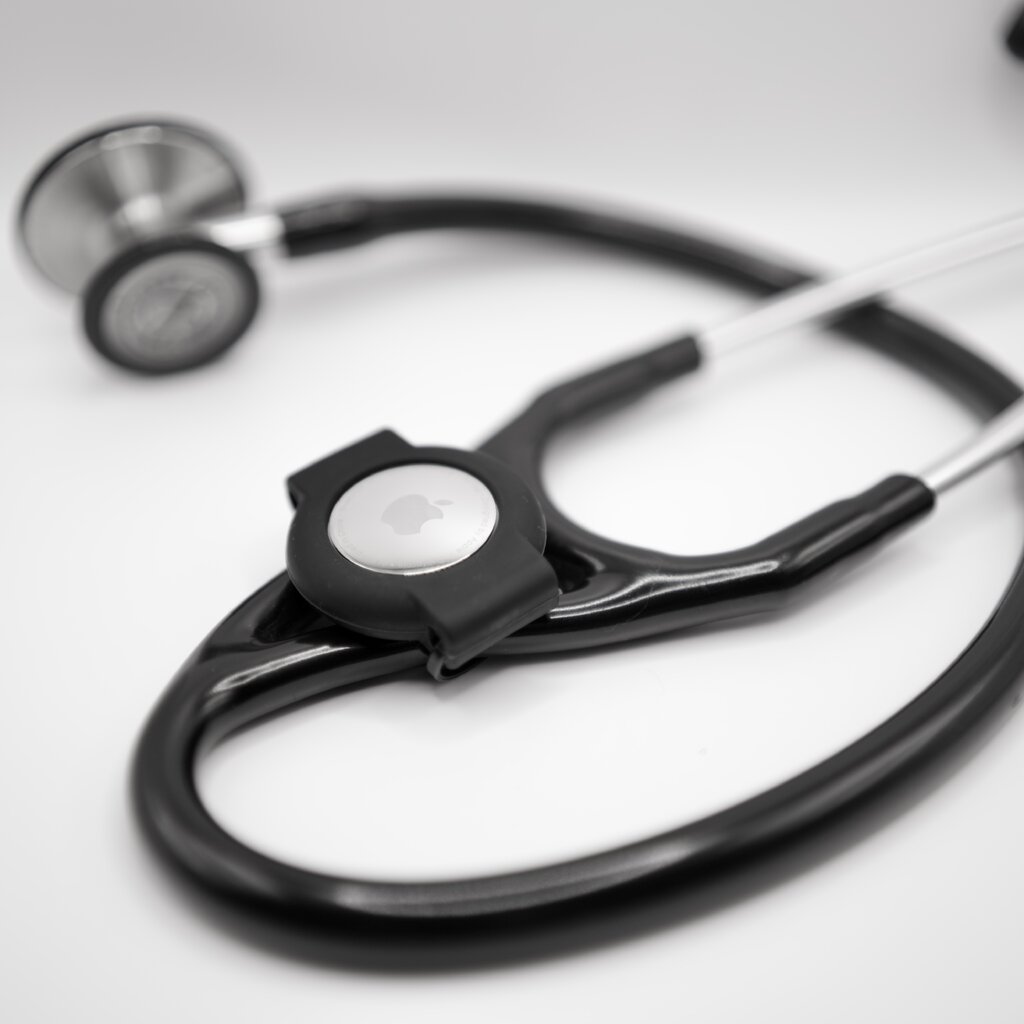 For Sale Apple AirTag Holder for Stethoscopes, Otoscopes, and many