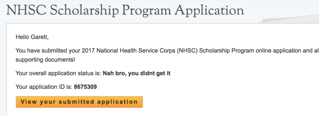 NHSC Scholarship Program Application.png