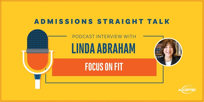 Podcast interview with Linda Abraham Focus on Fit Encore.jpg