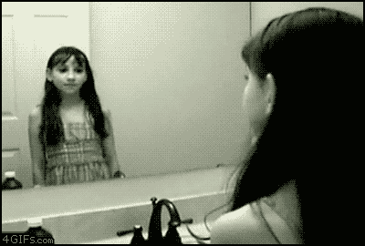 scary girl mirror.gif