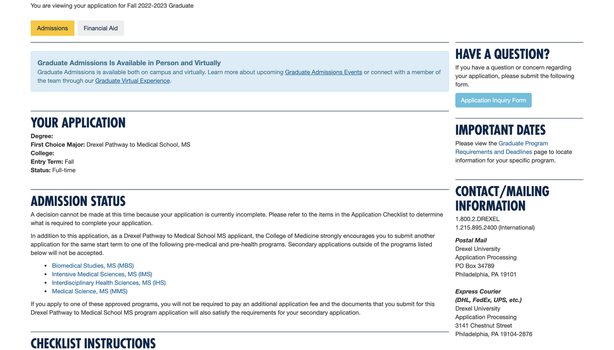 Drexel DPMS 20222023 Page 6 Student Doctor Network