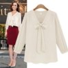 New-Arrivals-2015-Women-BlousesChiffon-Shirts-Bow-V-Neck-clothes.jpg