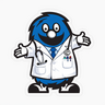 BlueBlobWhiteCoat