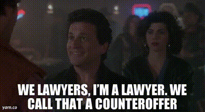 YARN | We lawyers, I'm a lawyer. We call that a counteroffer | My Cousin  Vinny (1992) | Video gifs by quotes | ace48c49 | 紗