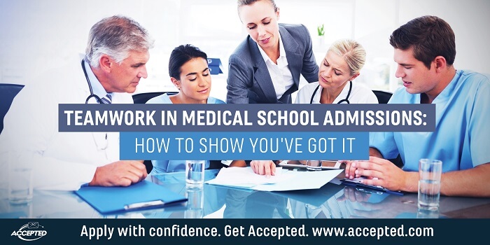 Teamwork in Medical School Admissions