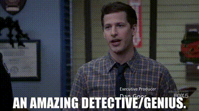 YARN | an amazing detective/genius. | Brooklyn Nine-Nine (2013) - S03E05 |  Video gifs by quotes | 5731c477 | 紗