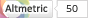 Article has an altmetric score of 50