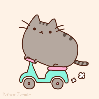 pusheen-scooter.gif